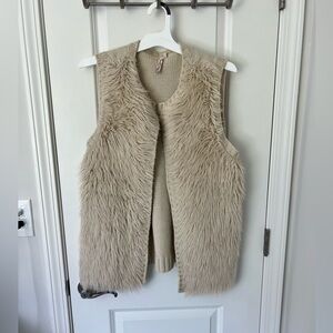 Red Camel Fur Vest